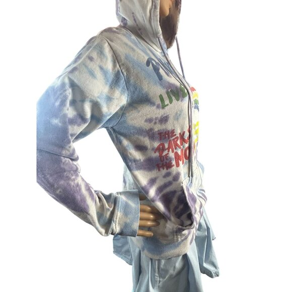 Pink Floyd 73 Dark Side Of The Moon Tie-Dye Hoodie Small Hippie - Picture 2 of 6